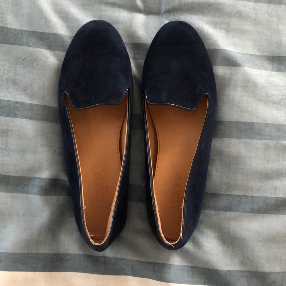 Navy JCrew loafers